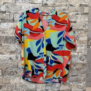 JODIFL Multicolor Abstract Blouse